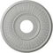 Ekena Millwork Berkshire Ceiling Medallion (Fits Canopies up to 7"), 15 3/4"OD x 3 7/8"ID x 3/4"P, Frost CM15BEFRF - alternate 1